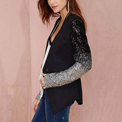 Blazer Mangas Shine - Sua Boutique