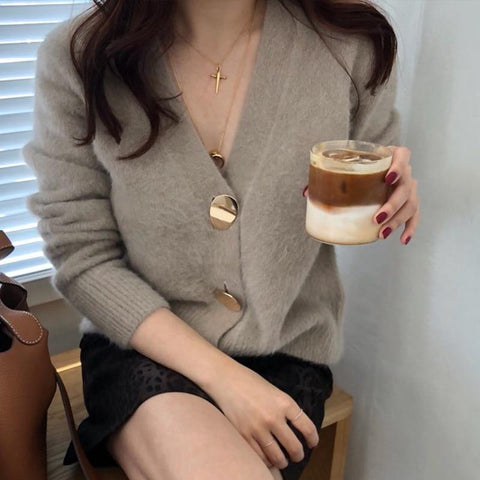 Blusa Cardigan Button - Sua Boutique