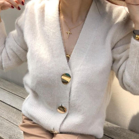 Blusa Cardigan Button - Sua Boutique