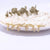 Brinco Argola Zirconia Letras - Sua Boutique