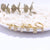 Brinco Argola Zirconia Letras - Sua Boutique