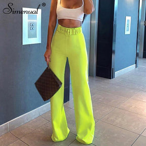 Calça Pantalona Cintura Alta - Sua Boutique