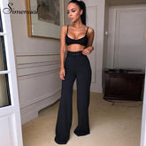 Calça Pantalona Cintura Alta - Sua Boutique