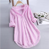 Camisa Ampla Striped - Sua Boutique