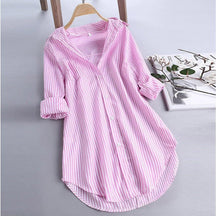 Camisa Ampla Striped - Sua Boutique