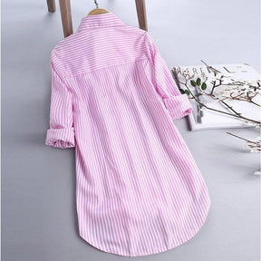 Camisa Ampla Striped - Sua Boutique