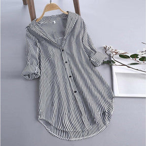 Camisa Ampla Striped - Sua Boutique