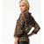 Camisa Chiffon Animal Print - Sua Boutique