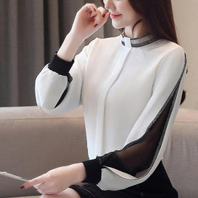 Camisa Chiffon Diamante - Sua Boutique
