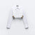 Camisa Cropped Cintos Laterais - Sua Boutique