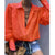 Camisa Feminina- Mangas Bufantes - Sua Boutique