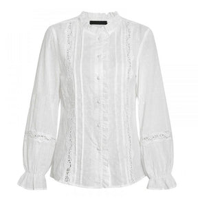 Camisa Flores em Renda - Sua Boutique