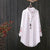 Camisa Long Flowers Bordada - Sua Boutique