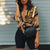 Camisa Seda Animal Print  Versace - Sua Boutique