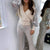 Conjunto Calça e Blusa Decote V Shine - Sua Boutique