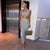 Conjunto Feminino Saia Midi com Cropped - Sua Boutique
