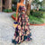 Conjunto Floral Max Saia e Cropped - Sua Boutique