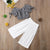 Conjunto Infantil Xadrez White - Sua Boutique