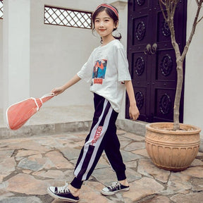 Conjunto Juvenil Feminino- T-Shirts Longas+ Camiseta Style - Sua Boutique