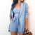 Conjunto Shorts Laço e Blazer Long - Sua Boutique