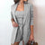 Conjunto Shorts Laço e Blazer Long - Sua Boutique