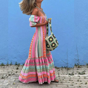 Vestido Longo Giulia você encontra na Sua Boutique por apenas  ! Com Frete Grátis para todo Brasil, podendo parcelar em até 10X Sem Juros! Alé,m disso ganhe 10% OFF no PIX! 