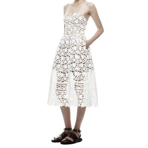Vestido Midi Renda