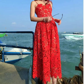 Vestido Midi Renda