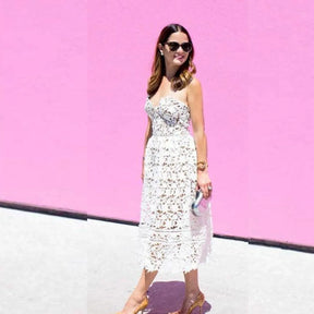 Vestido Midi Renda