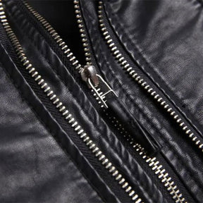 Jaqueta Detalhes em Metal Couro Ecológico - Sua Boutique