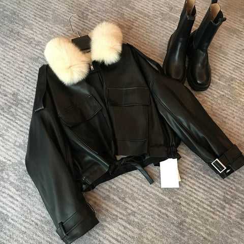 Jaqueta Thalia Couro Ecológico - Sua Boutique