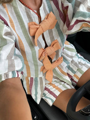 Conjunto Shorts e Camisa Laços