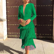 Vestido Vick Manga Longa