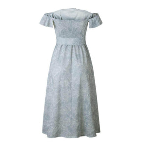 Vestido Midi Ciganinha com Babado - Sua Boutique Shop