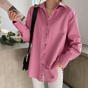 Camisa Long Oversize Color - Sua Boutique Camisa Long Oversize Color-camisa-35113572-purple-m--